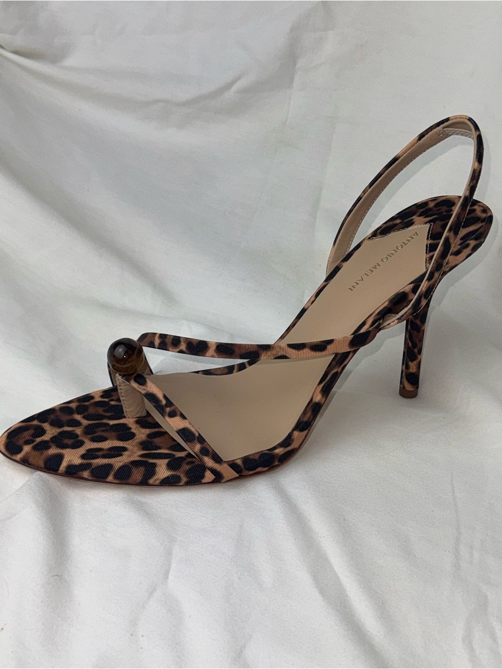 Antonio Melani Ames Leopard Slingback Stiletto Heels Size 10M NEW
